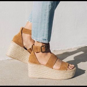 NWOT Soludos Palma Platform Sandals 7.5